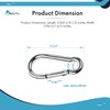 MARINE CITY Stainless Steel Carabiner Clip Snap Hook - 316