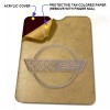 TACCOM C4 Corvette Center Console Cover TRANSLUCENT BLUE (1984 -