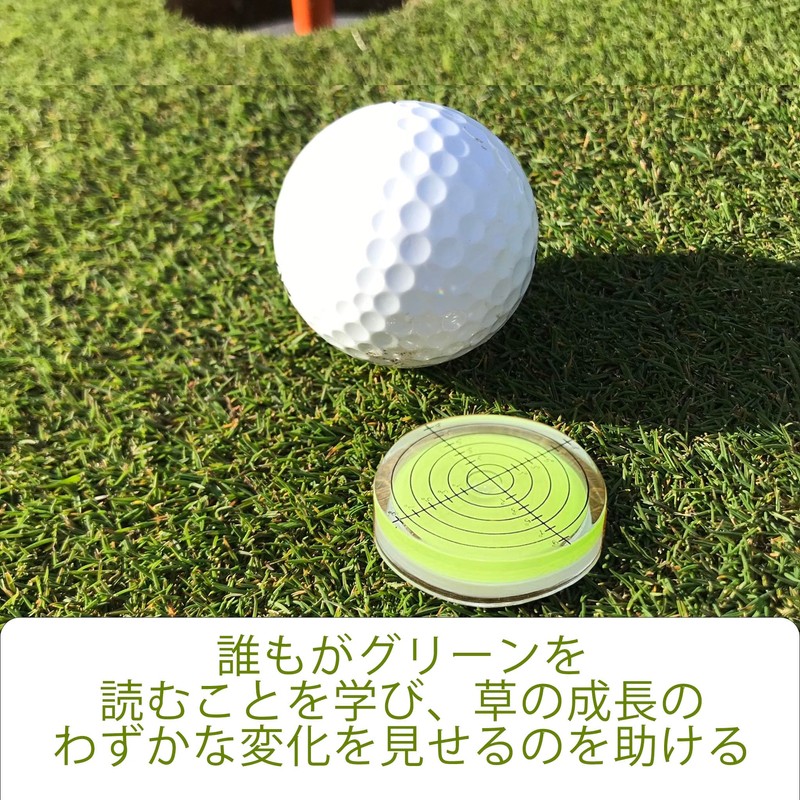 Golf Green Leader, Golf Marker, Round Bubble Level, Precision Golf