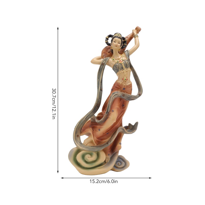 Resin Ancient Beauty Statue Chinese Style Classical Beautiful Women Figurine