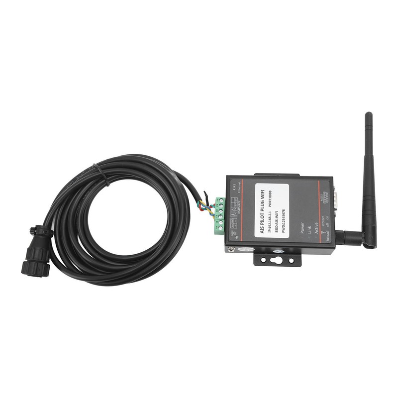 AIS Pilot Plug Cable Connector Aluminum Alloy Housing Strong Signal