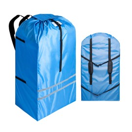 Hiviva Extra Large Stroller Travel Bag for Airplane,Heavy Duty Gate Check Stroller Bag,Double Stroller travel bag,Compatible with WONDERFOLD,BABY TREND,EVENFLO,JEEP,VEER,ETC.