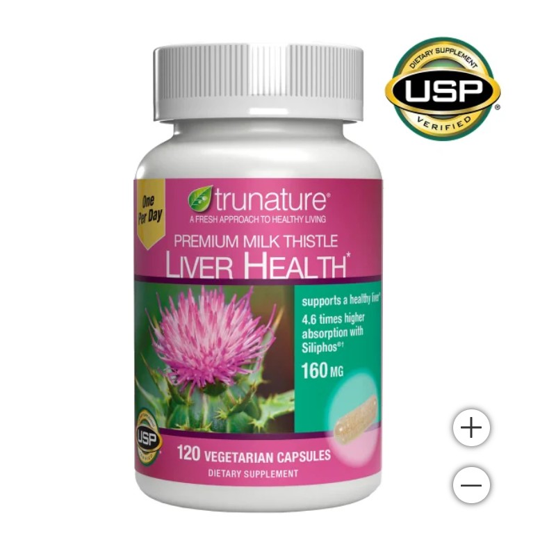 trunature Premium Milk Thistle 160 mg., 120 Vegetarian Capsules