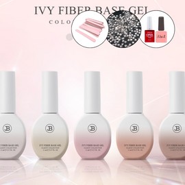 classic nail Gracia Jinbee Fiber Color Base Gel 5-piece set / 그라시아 진비 화이바 컬러 베이스젤 5종 세트