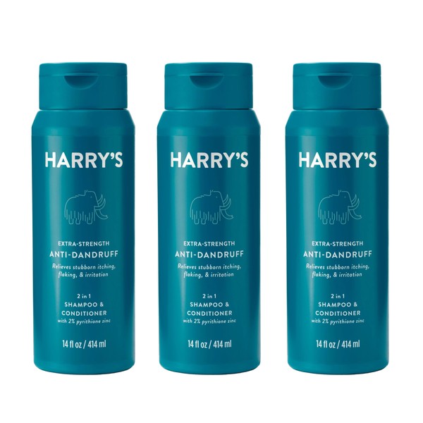 Harry's Extra Strength 2-in-1 Anti Dandruff Shampoo and Conditioner for
