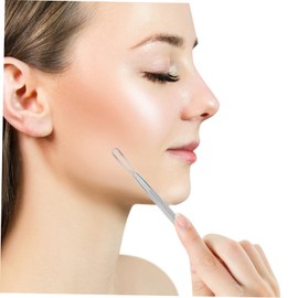 Minkissy Pcs Blackhead Removal Tool Double-headed Pimple Squeeze Ring Stainless Steel Comedone Extractors for Smooth Skin