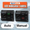 SEAFLO 3-Way Bilge Pump Switch Panel (Automatic-Off-Manual) 12v 24v w/Built-In