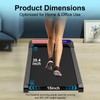 Walking Pad Treadmill, Under Desk Treadmills with Remote Control 2.5HP