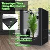 24"x24"x55" Grow Tent for Indoor Plants 600D Mylar Hydroponic High