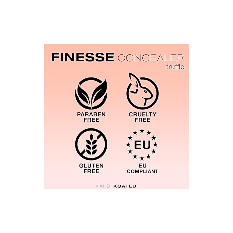 Kandi Corrector En Crema Koated Finesse Concealer [Truffle Cool Dark]