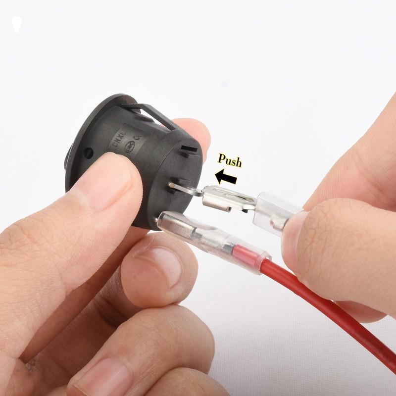 Rocker Switch 5A 250V/10A 125V DIY Waterproof Self-Locking On/Off 3