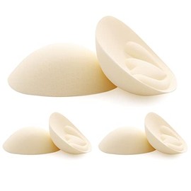 FOOT OF THE TREE Super Thick Bra Pads Inserts 3 Pairs Removable Breast Enhancers Push Up Bra Cups Paddings,BE4CM-XL