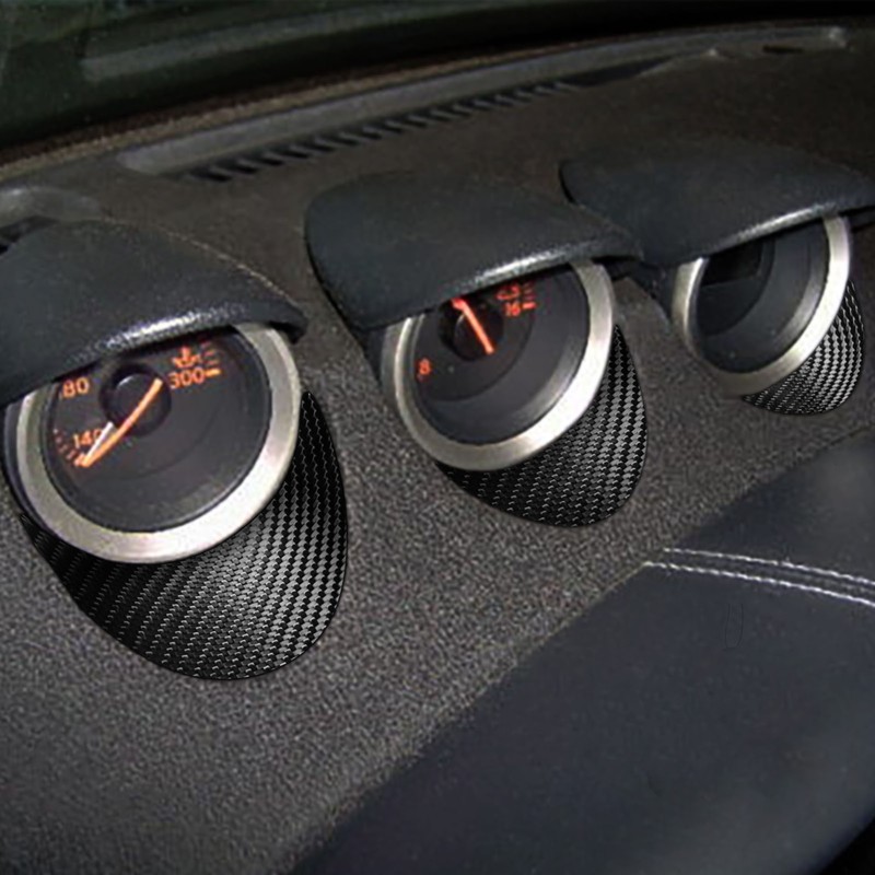 Dashboard Gauge Cover Decoration Carbon Fiber Replacement for NISSAN 370Z