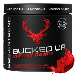 Bucked Up Pre Entreno Beta Alanina + Citrulina Cherry Candy