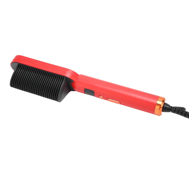 Hair Straightening Brush Negative Ion Combs AntiScald Heated Styling Brush