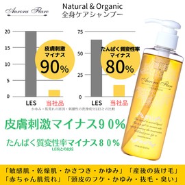 Aurora Flare Shampoo Whole Body Shampoo [Additive-free] [Fragrance Free] [Hypoallergenic] Safe Care for Sensitive Skin
