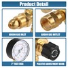 X AUTOHAUX Dual Gauge Argon CO2 Regulators Gauges Pressure Regulator