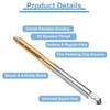 sourcing map 3pcs Straight Flute Thread Tap, M4 x 0.7