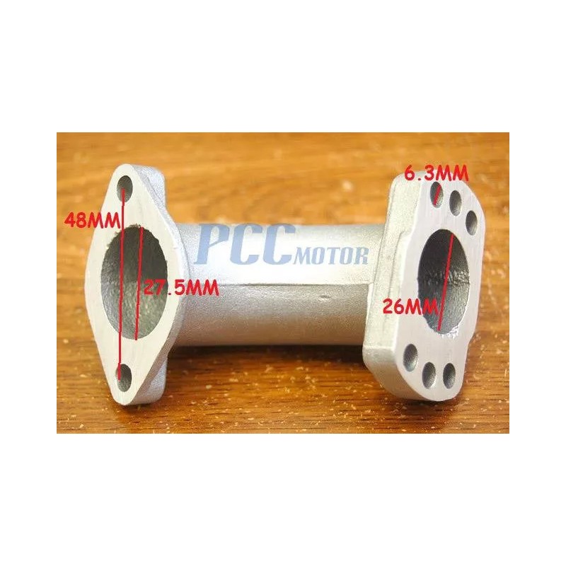 PCC MOTOR Adjustable 26MM Intake Manifold Pipe 125 150 160cc
