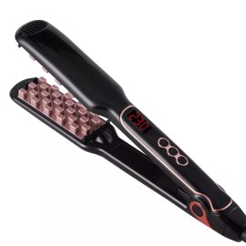AIKO PRO 2-in-1 Hair Volumizing Iron Hair Straightener Ceramic Crimper Corrugated Curler