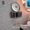 Toothbrush Holders Bathroom Accessories with Tootaste Dispenser, 2 Cups Toothbrush