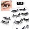 False Eyelashes, 10 Pairs 3D Eyelashes, Artificial Thick Eyelashes, Natural