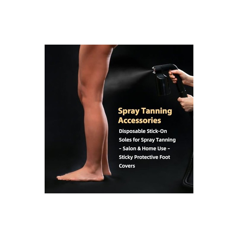 NYTERRAX Sticky Feet for Spray Tanning - 30 Pairs Disposable