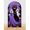 Halloween Photo Backdrop- Reusable Double-Sided Background for Parties and Events