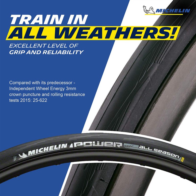 Michelin Clincher.M 700x25 (25-622) POWER ALL SEASON V2 BLACK