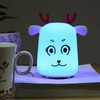 Innovative Cute Deer shaped Silicone Night Light USB Rechargeable Pat
