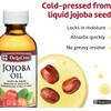 De La Cruz Pure Jojoba Oil, Expeller-Pressed, Hexane-Free, Non-GMO, Bottled
