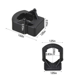 Buccilly 2025 New Upgradation DCN45RN Vinyl Siding Adaptor Tip for Dewalt Roofing Nailer Cordless 20v DCN45RNB, DCN45RND1, DCN45RN 1Pack