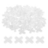 sourcing map 500Pcs Tile Spacers, 6mm 1/4" Cross Shape Wall