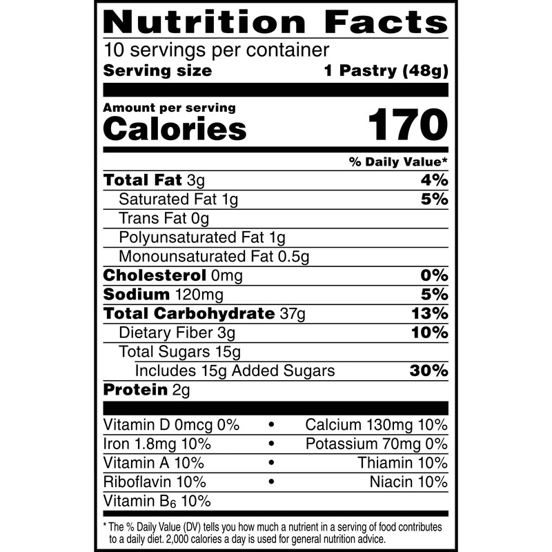 Pop-Tarts Toaster Pastries, Made with Whole Grain, School Lunch, Frosted