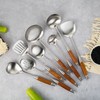 Standcn 304 Stainless Steel Kitchen Utensils Set with Wood Handle,