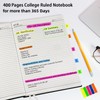 Notebook Journal, 8.5" x 11", 400 Pages College Ruled Notebook,