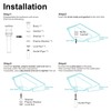 Bathroom Sink Drain Pop Up without Overflow Vessel Sink Lavatory