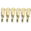 5cm Plain Gold Metal Sleepies Snap Clips Hair Clips Slides