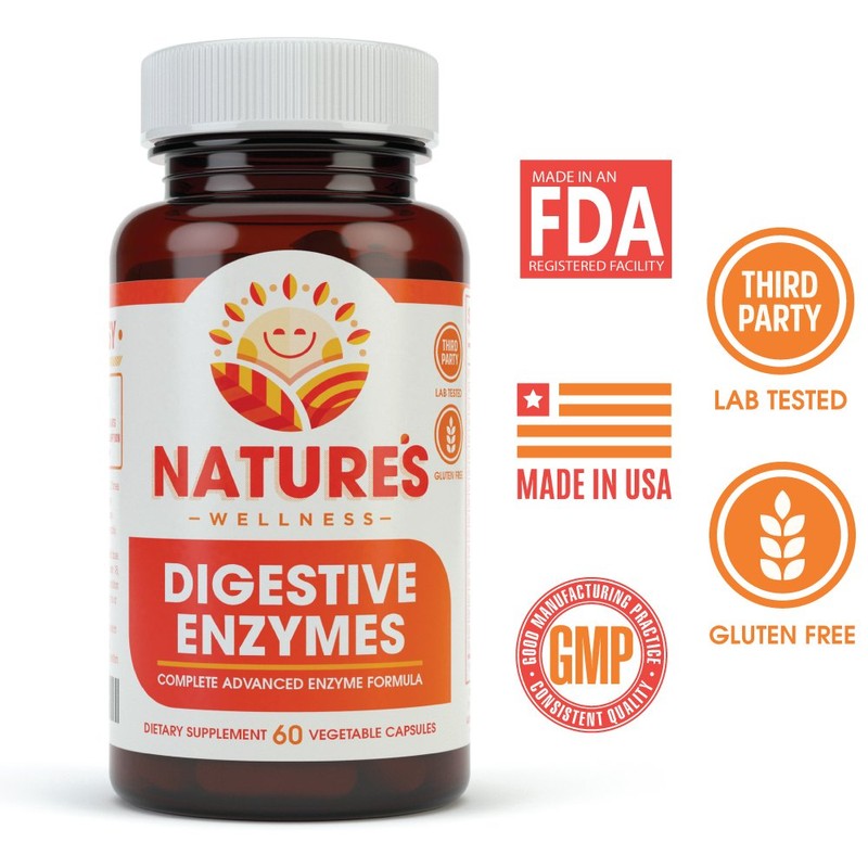 Digestive Enzymes Complete - Advanced Multi Enzyme Supplement for Better