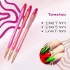 Set Pinceles Nail Art Fantasy Nails Liner Gel Uñas 3