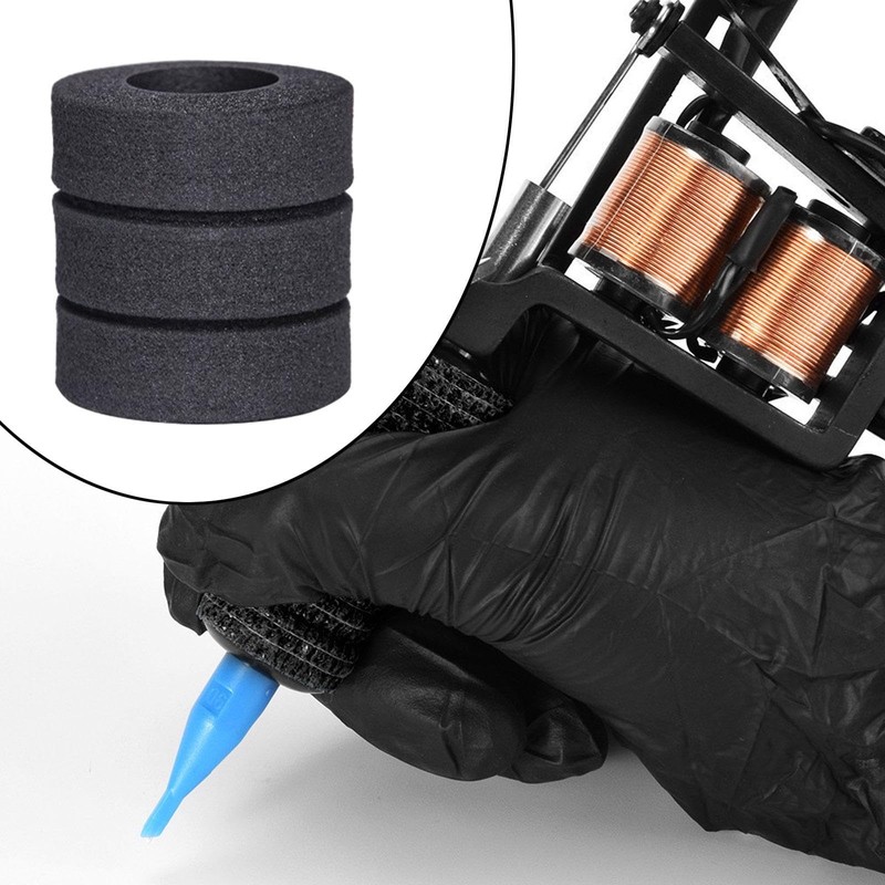 MagiDeal Tattooing Pen Sleeve, Tattoo Grip Handle Holder Cover for