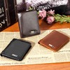 Bluetooth Wallet Tracker, Anti-Lost GPS Position Record Bifold Cowhide Leather