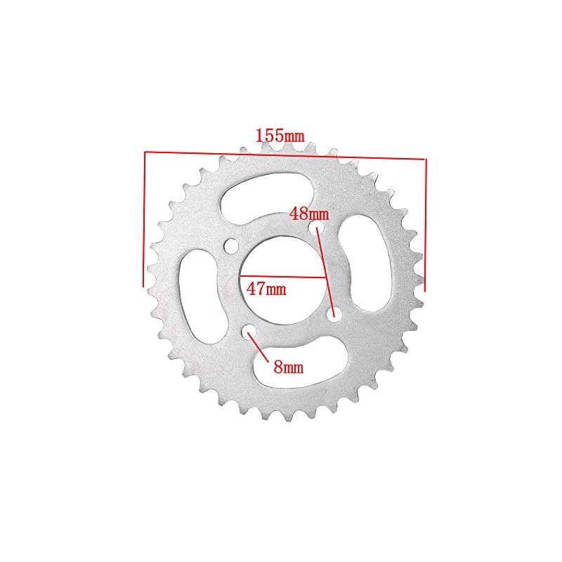 420x96 Chain 14T Front 37T Rear Sprocket Kit for The