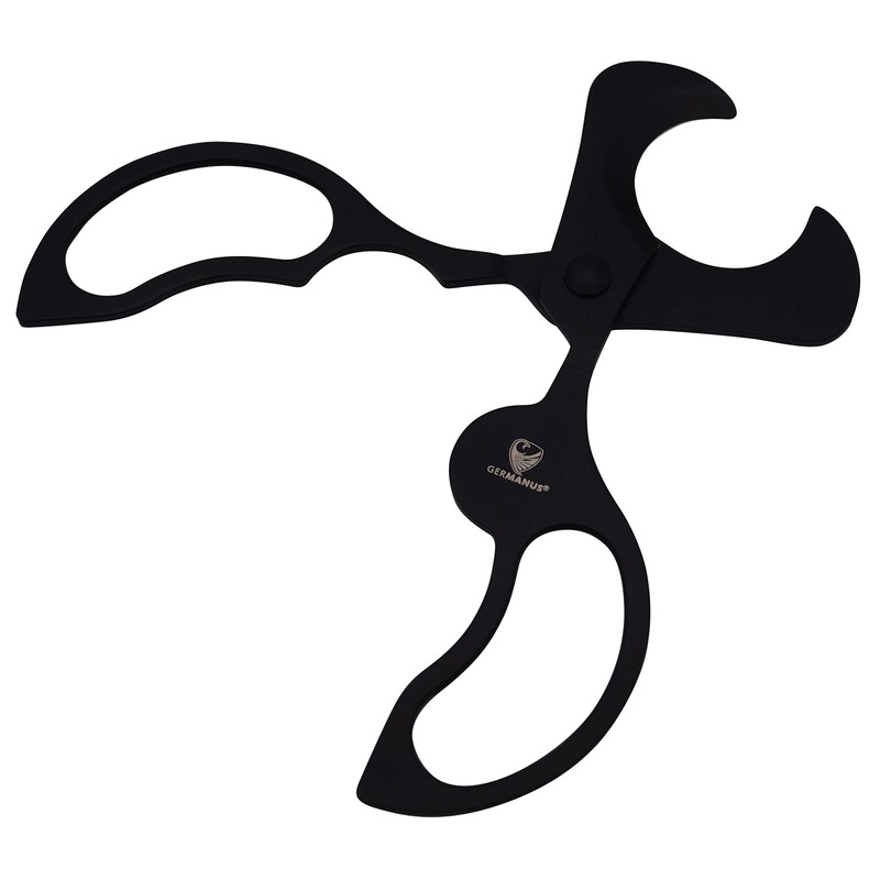 GERMANUS Cigar Cutter Scissors High-End Specially Hardened Steel Black