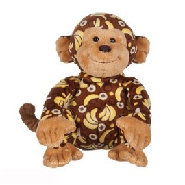 Webkinz Banana Print Monkey Plush Toy