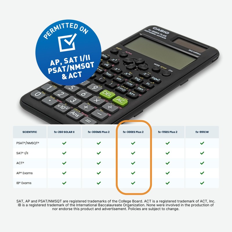 Casio fx-300ES Plus 2nd Edition – Standard Scientific Calculator |