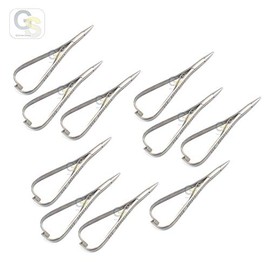 G.S 10 Pcs Dental Mathieu Needle Holder 14cm Multi Position Ratched Orthodontic Instruments Best Quality