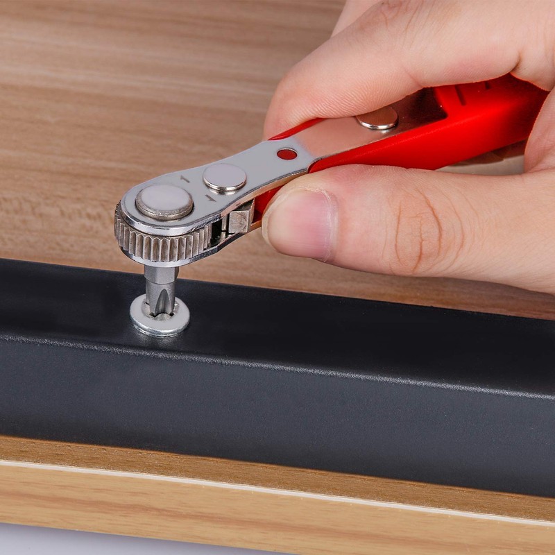 Hakkin 53PCS Mini Ratchet Screwdriver Set 1/4" Inch Drive Mini