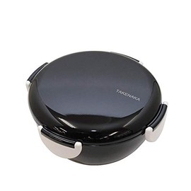 TAKENAKA Bento Bowl for perfect lunch, Eco-Friendly Lunch Box Made in Japan, Recycle Plastic Bottle, Microwave and Dishwasher Safe, Bento Box (Black Pepper)