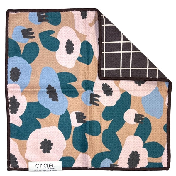 Reversible Microfiber Washcloths 12x12 – Super Absorbent & Quick Drying